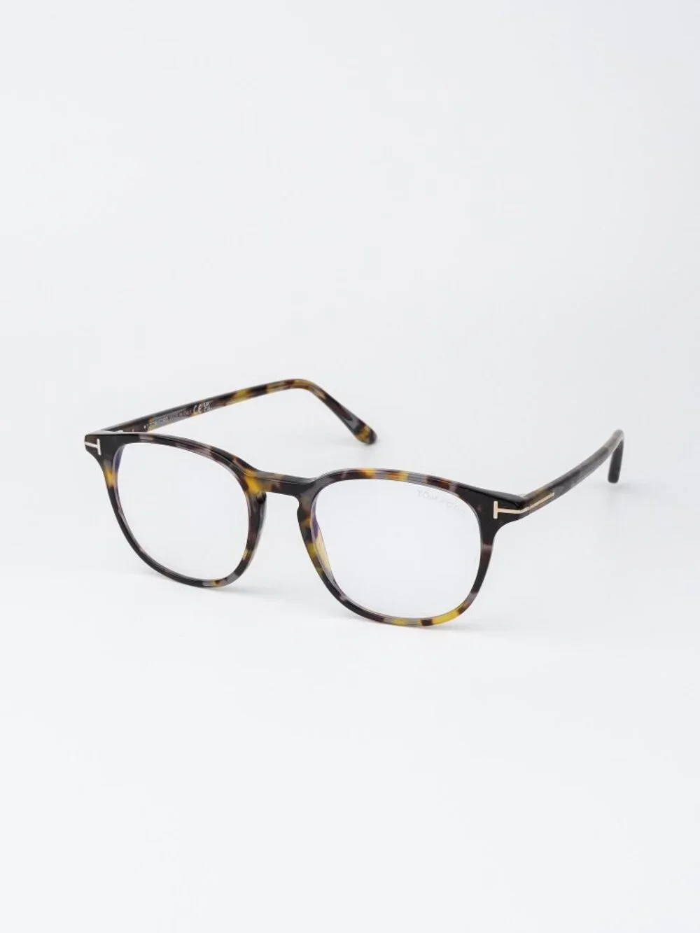 Tom Ford Women Eyeglasses Coloured Havana Square FT5832-B 055 NEW AUTHENTIC